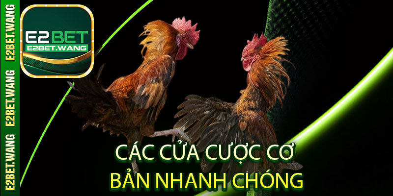 Các cửa cược cơ bản nhanh chóng