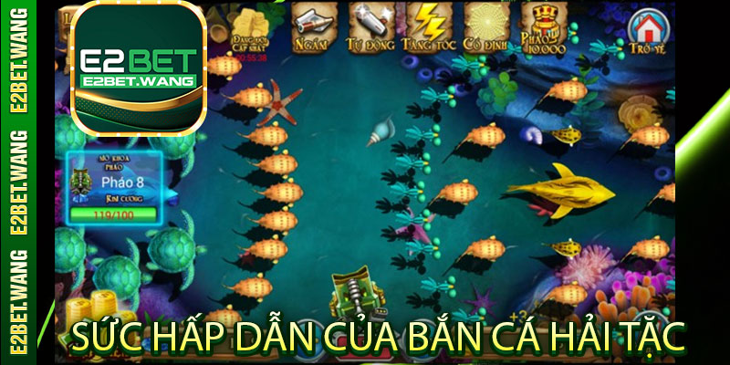Sinh vật biển Bắn Cá Hải Tặc đa dạng